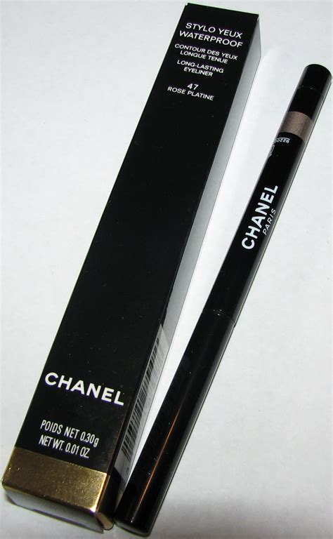 chanel rose platine eyeliner|temptalia chanel eyeliner.